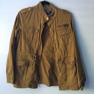 Army Green Combat-Style Jacket (M)
